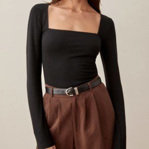 Reformation Walter Knit Top